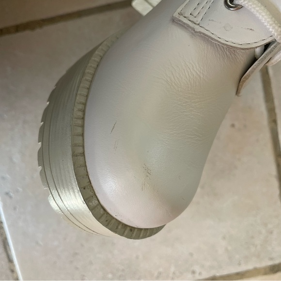 ROC Australian white leather boots - Picture 7 of 9